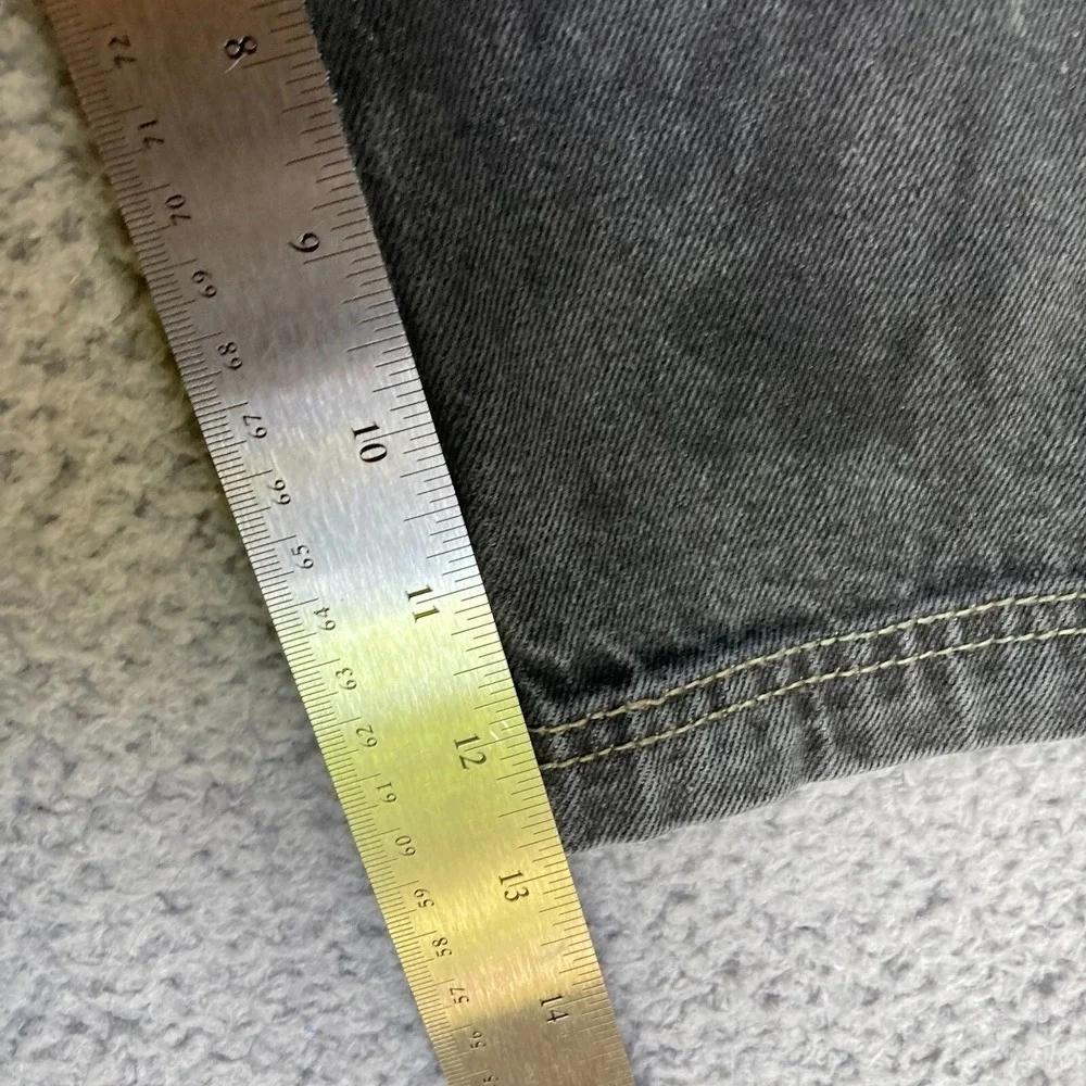 VTG Godbody Streetgear Baggy Jorts Cargo Mens 40 4040 Hip Hop Black Denim 40X13